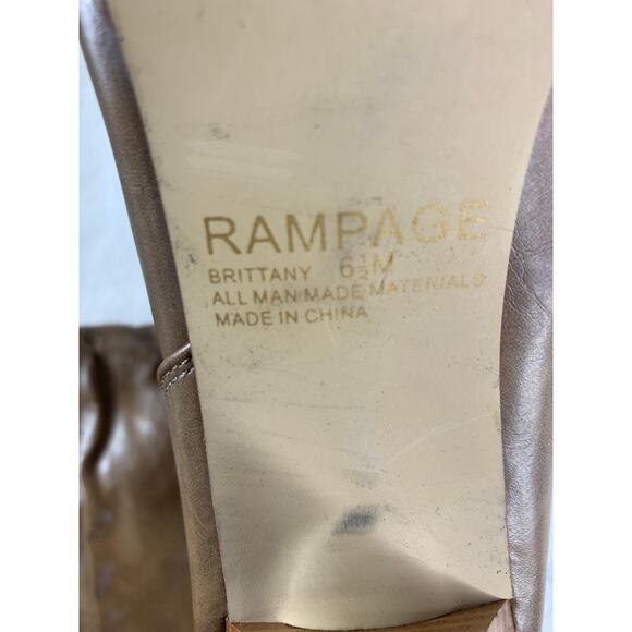 Rampage Brittany Platform Slouchy Zip Boots Women’s Size 6.5 M - Picture 9 of 9